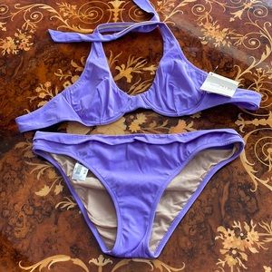 LA PERLA ‘Anna by la perla’ purple bikini sz44/8 but better for sz4